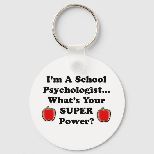 Porte-clés Je suis psychologue scolaire (Recto)