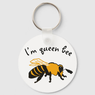 Porte-clés Je suis Queen Bee
