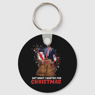 Porte-clés Je Suis Recherché Pour Noël - Trump A Gagné 2024