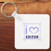 Porte-clés Je suis rédacteur (Recto)