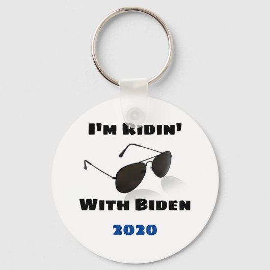 Porte-clés Je suis Ridin' With Biden en 2020 (Recto)