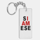 PORTE-CLÉS JE SUIS SIAMESE (Devant gauche)