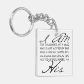 Porte-clés Je suis son inspiration chrétienne (Devant gauche)