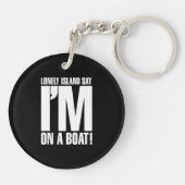 Porte-clés Je suis sur un bateau (Dos)