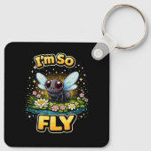Porte-clés Je Suis Tellement Fly (Dos)
