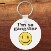 Porte-clés Je suis tellement Gangster (Recto)