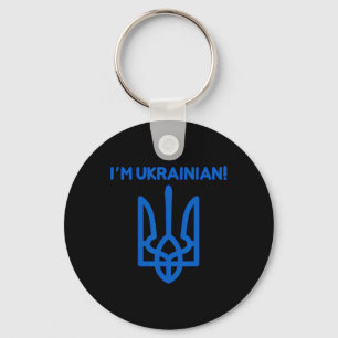 Porte-clés Je suis ukrainien Armoiries de l'Ukraine Pouvoir u