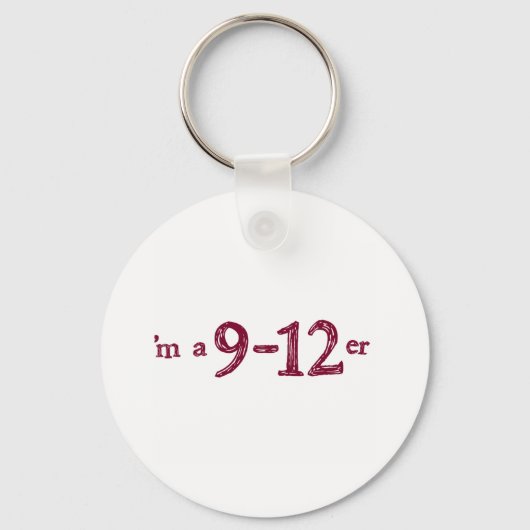 Porte-clés Je suis un 9-12er (Recto)