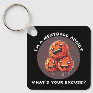 Porte-clés Je suis un accro de Meatball