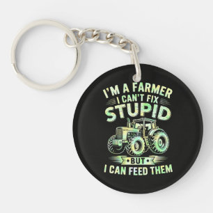 Porte-clés Je suis un agriculteur je ne peux pas réparer bête