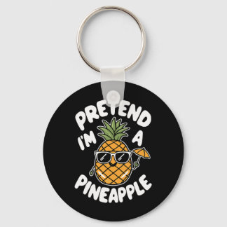 Porte-clés Je suis un ananas