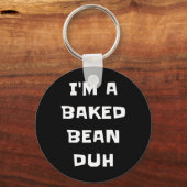 Porte-clés Je suis Un Bean Duh Fun Lazy Easy Halloween Costu (Recto)