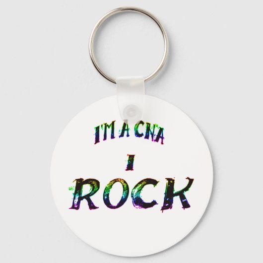 PORTE-CLÉS JE SUIS UN CNA...J'AI ROCK (Recto)