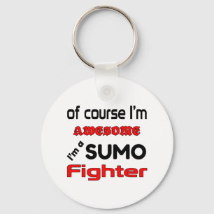 Porte-clés Je suis un combattant de sumo