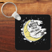 Porte-clés Je suis un écrivain que je rêve tandis qu'Awake Mo (Recto)
