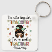Porte-clés Je suis un enseignant Cool, drôle Appréciation de  (Dos)