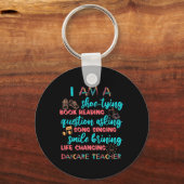 Porte-clés Je Suis Un Enseignant De Garderie (Recto)