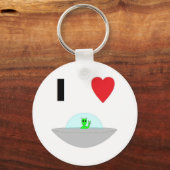 Porte-clés Je suis un grand Alien (Recto)