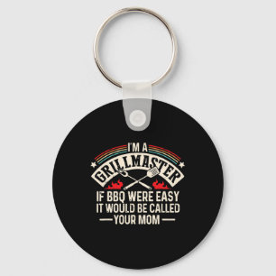 Porte-clés Je Suis Un Grillmaster Si Bbq Était Facile Ce Sera