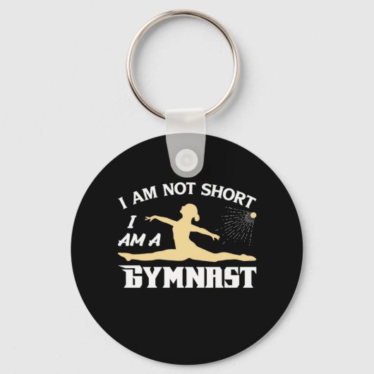 Porte-clés Je Suis Un Gymnaste (Recto)