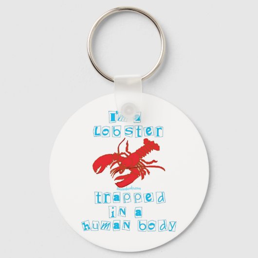 Porte-clés Je suis un homard (Recto)