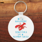 Porte-clés Je suis un homard (Recto)