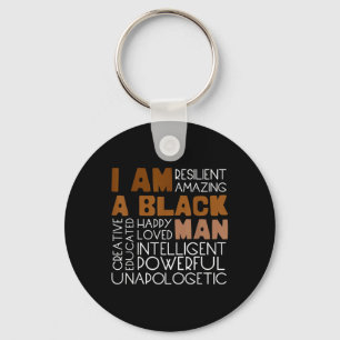 Porte-clés Je Suis Un Homme Noir Inspirationnel Mois De L'His