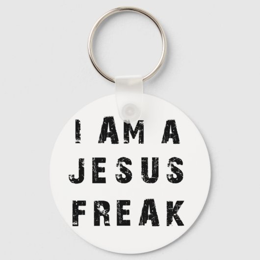 Porte-clés Je suis un Jésus Freak (Recto)