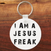 Porte-clés Je suis un Jésus Freak (Recto)