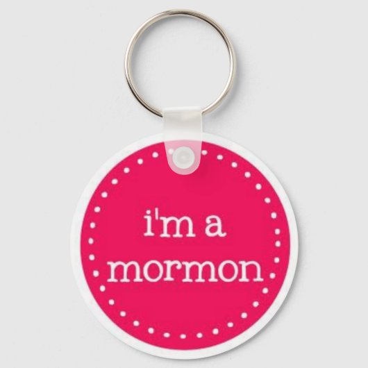 Porte-clés Je suis un mormon (Recto)