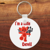 Porte-clés Je suis un petit diable (Recto)