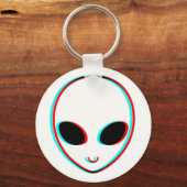 Porte-clés Je suis un porte - clé alien (Recto)