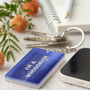 Porte-clés Je suis un quiconque Jean 3.16 Verse de la Bible