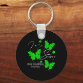 Porte-clés Je suis un survivant Beurre de sensibilisation aux (Verso)