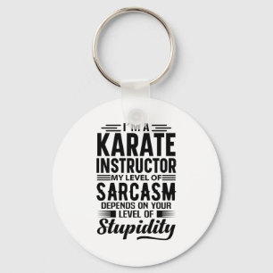 Porte-clés Je Suis Un T Shirt D'instructeur De Karaté