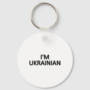Porte-clés Je suis un T-shirt ukrainien Ukraine Patriotique F