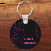 Porte-clés je suis une femme Porte - clé (Recto)