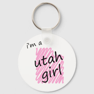 Porte-clés Je suis une fille du Utah