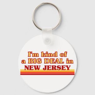 Porte-clés Je suis une sorte de GROS ACCORD sur le New Jersey