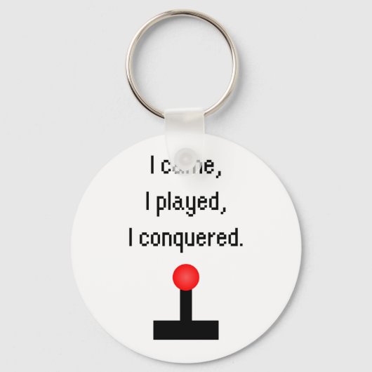 Porte-clés Je Suis Venu Jouer (Recto)