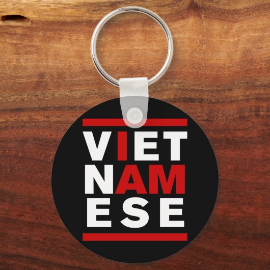 PORTE-CLÉS JE SUIS VIETNAMAIS (Recto)