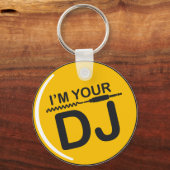 Porte-clés Je suis votre DJ (Recto)