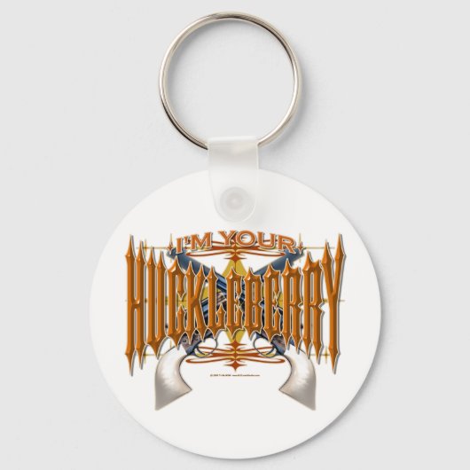 Porte-clés Je suis votre Huckleberry (Recto)
