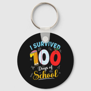 Porte-clés Je survivais à 100 jours de chemises d'école Ensei