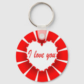 Porte-clés Je t'aime (Recto)