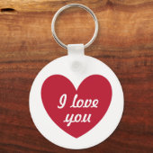 Porte-clés "Je t'aime" (Recto)
