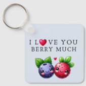 Porte-clés Je T'Aime Beaucoup Berry (Recto)