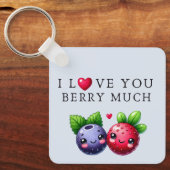 Porte-clés Je T'Aime Beaucoup Berry (Recto)