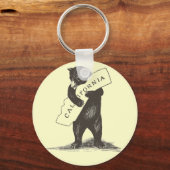 Porte-clés Je T'Aime Californie (Recto)