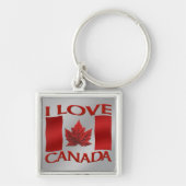 Porte-clés Je t'aime Canada Souvenir du Canada (Devant)